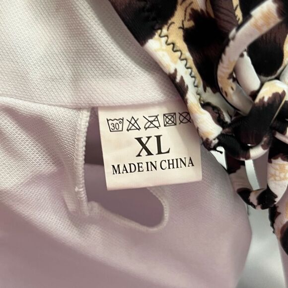 NWT Bikini Bandeau Cindyouth Swim Top Size XL #264 - Picture 8 of 10